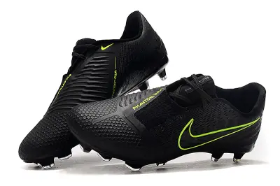 Nike Phantom Venom Elite FG - Black/Neon Green/Charcoal Gray