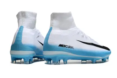 Nike Mercurial Superfly 5 Elite FG - White/Aqua Blue/Black