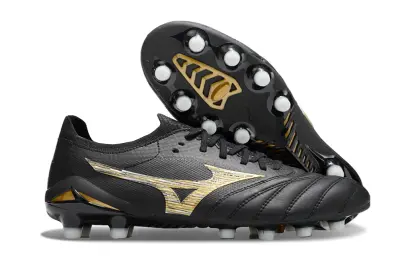 Mizuno Morelia Neo 4 Beta FG - Black/Metallic Gold/Black