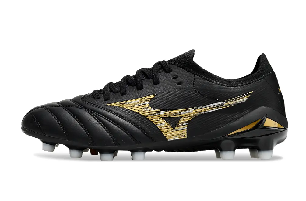 Mizuno Morelia Neo 4 Beta FG - Black/Metallic Gold/Black