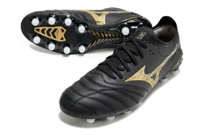Mizuno Morelia Neo 4 Beta FG - Black/Metallic Gold/Black
