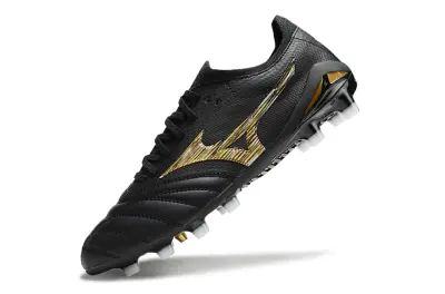 Mizuno Morelia Neo 4 Beta FG - Black/Metallic Gold/Black