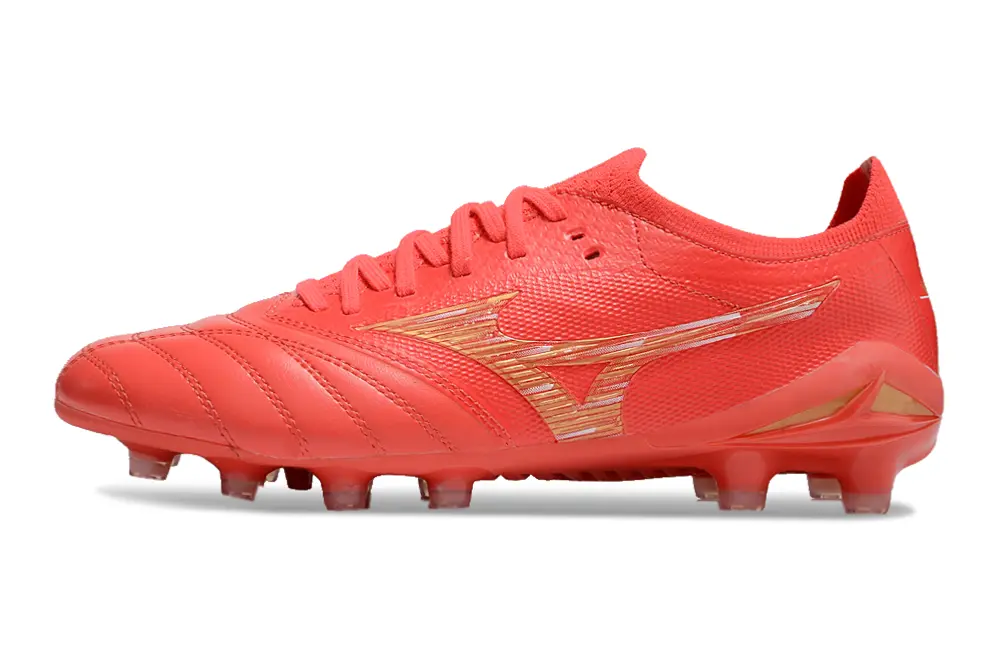 Mizuno Morelia Neo 4 Beta FG - Red/Flame Red/Gold Shine