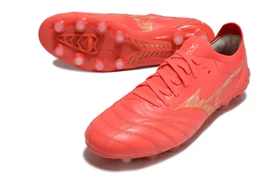Mizuno Morelia Neo 4 Beta FG - Red/Flame Red/Gold Shine