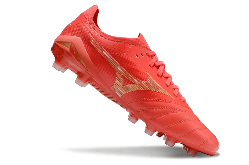 Mizuno Morelia Neo 4 Beta FG - Red/Flame Red/Gold Shine