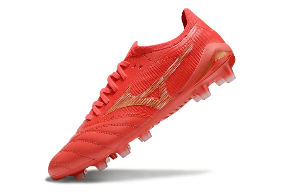 Mizuno Morelia Neo 4 Beta FG - Red/Flame Red/Gold Shine
