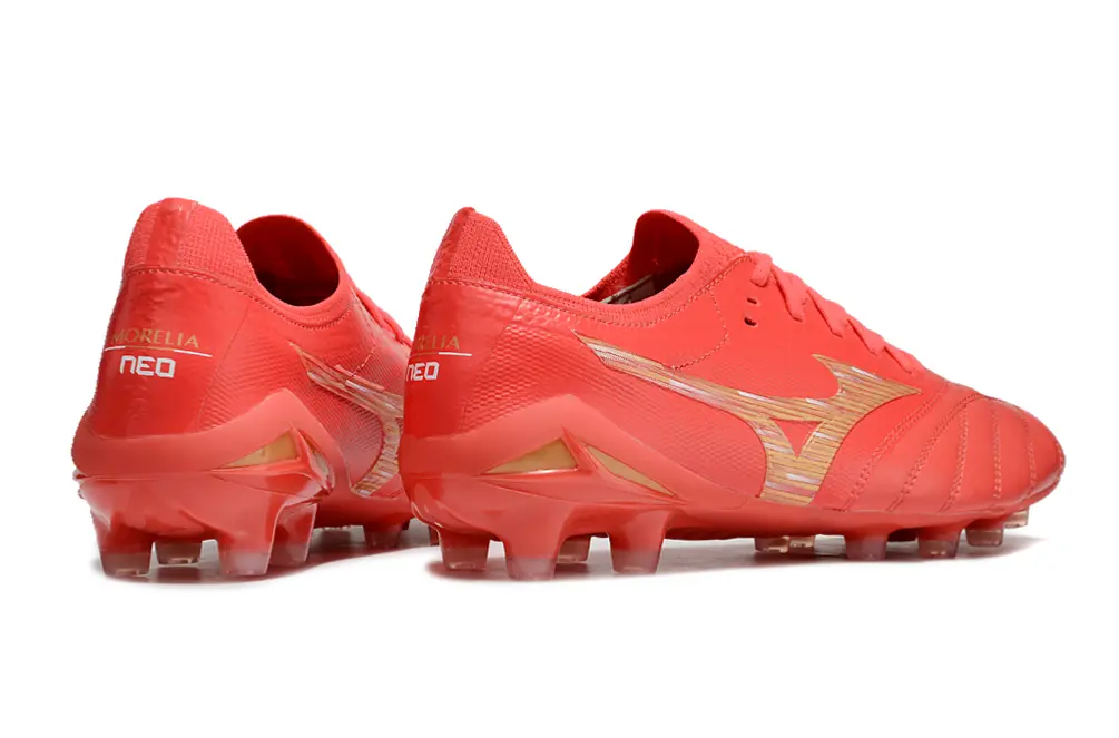 Mizuno Morelia Neo 4 Beta FG - Red/Flame Red/Gold Shine