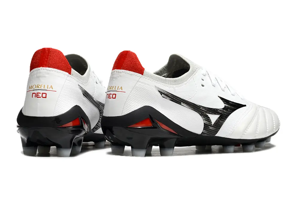 Mizuno Morelia Neo 4 Beta FG - White/Black/Red