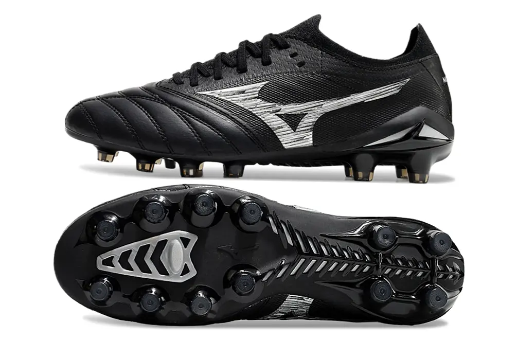 Mizuno Morelia Neo 4 Beta FG - Black/Dark Shadow/Steel Grey