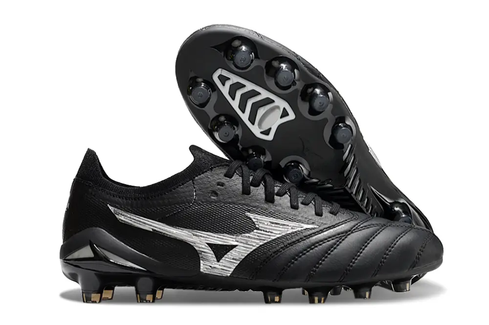 Mizuno Morelia Neo 4 Beta FG - Black/Dark Shadow/Steel Grey
