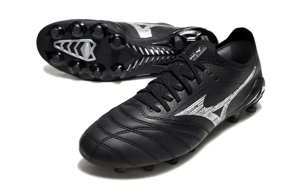 Mizuno Morelia Neo 4 Beta FG - Black/Dark Shadow/Steel Grey
