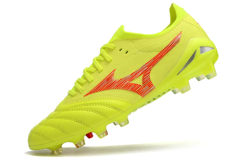 Mizuno Morelia Neo 4 Beta FG - Yellow/Neon Yellow/Dazzling Red