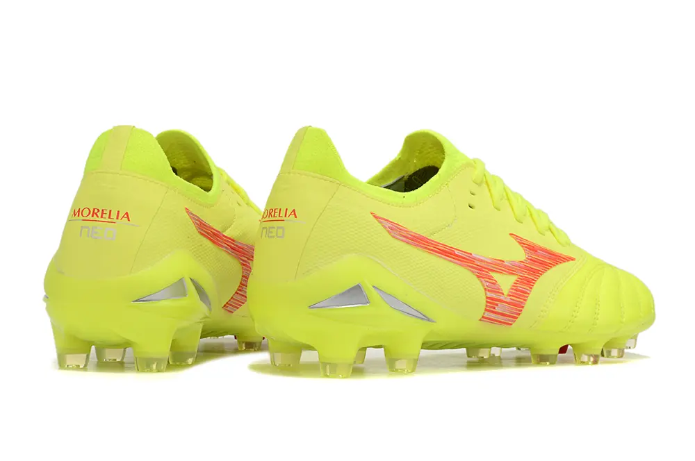 Mizuno Morelia Neo 4 Beta FG - Yellow/Neon Yellow/Dazzling Red