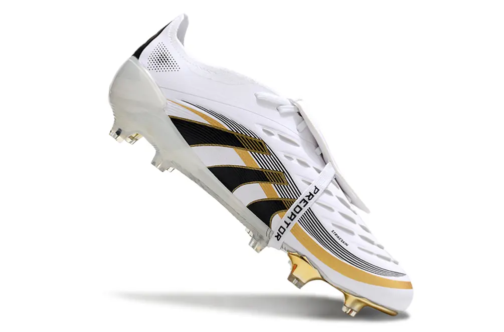 Adidas Predator 25 Elite Foldover Tongue FG - White/Gold/Black