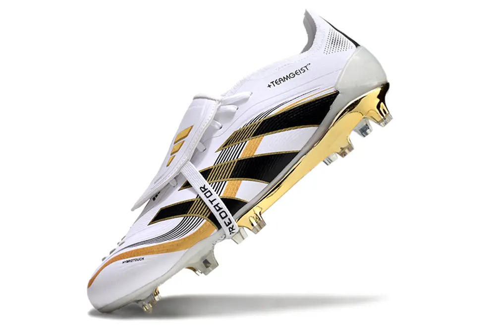 Adidas Predator 25 Elite Foldover Tongue FG - White/Gold/Black