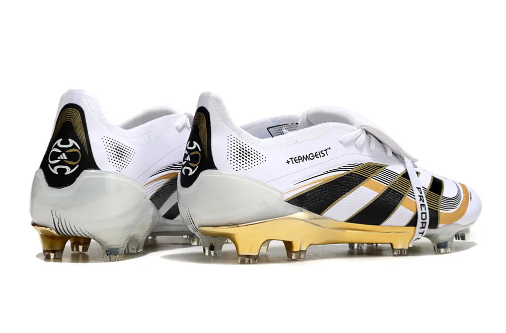 Adidas Predator 25 Elite Foldover Tongue FG - White/Gold/Black