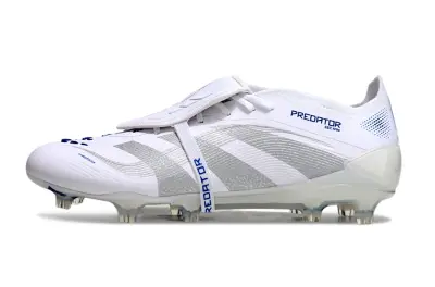 Adidas Predator 25 Elite Foldover Tongue FG - White/Silver/Blue