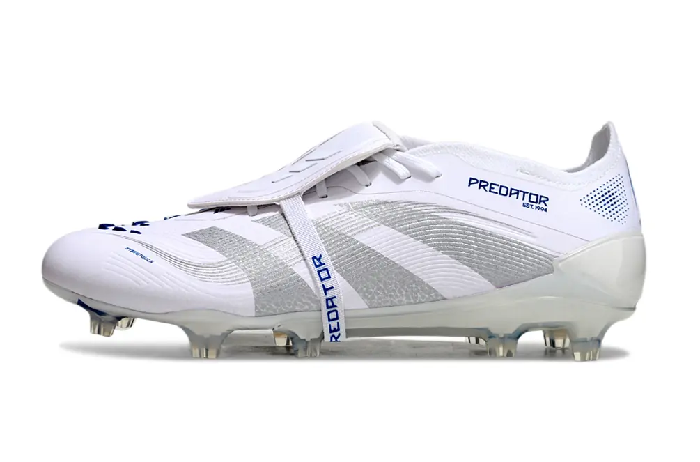 Adidas Predator 25 Elite Foldover Tongue FG - White/Silver/Blue