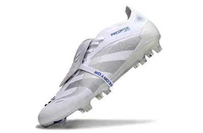 Adidas Predator 25 Elite Foldover Tongue FG - White/Silver/Blue
