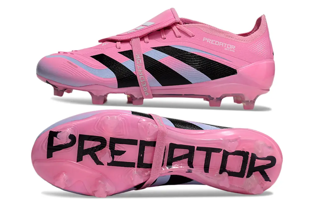Adidas Predator 25 Elite Foldover Tongue FG - Pink/Blue Mist/Black