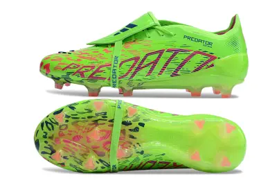 Adidas Predator 25 Elite Foldover Tongue FG - Green/Neon Green/Hot Pink