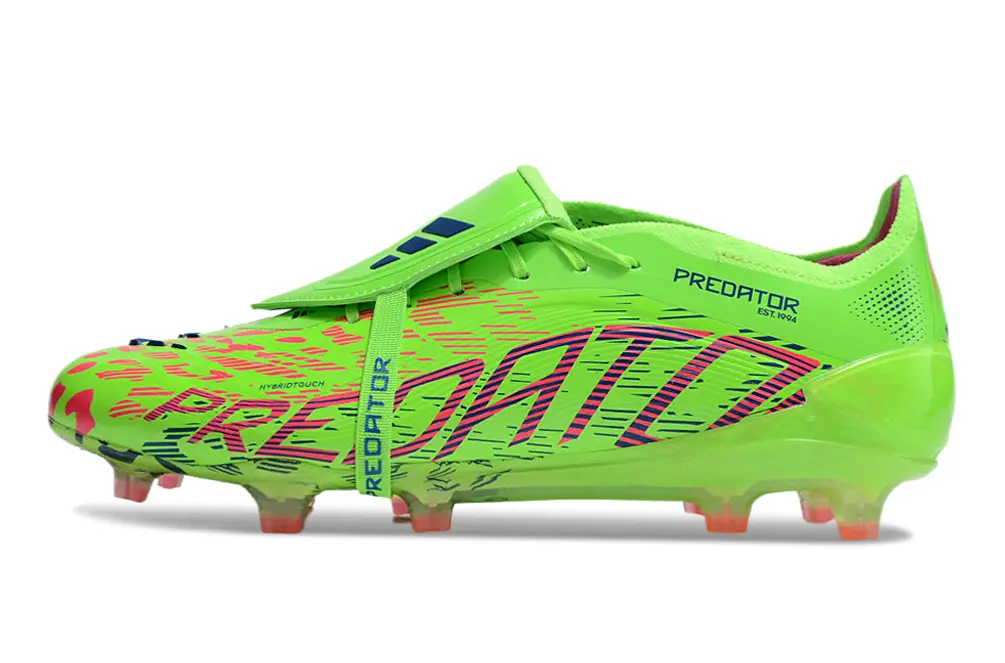 Adidas Predator 25 Elite Foldover Tongue FG - Green/Neon Green/Hot Pink