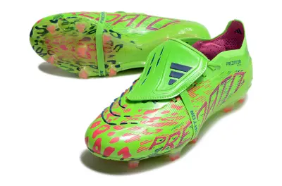 Adidas Predator 25 Elite Foldover Tongue FG - Green/Neon Green/Hot Pink