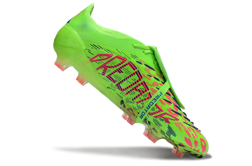 Adidas Predator 25 Elite Foldover Tongue FG - Green/Neon Green/Hot Pink