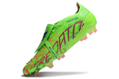 Adidas Predator 25 Elite Foldover Tongue FG - Green/Neon Green/Hot Pink