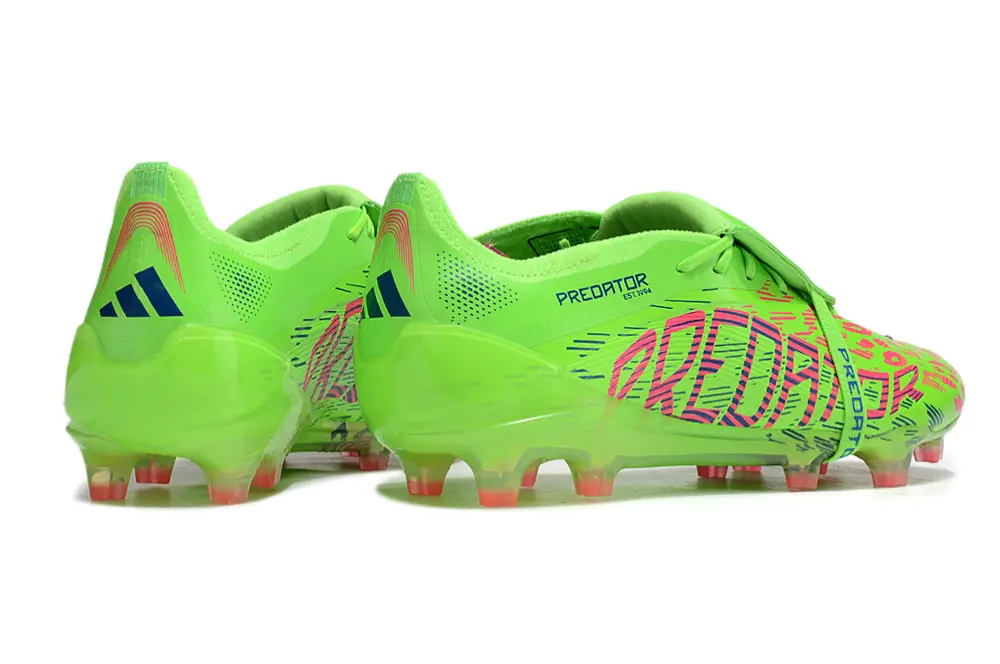 Adidas Predator 25 Elite Foldover Tongue FG - Green/Neon Green/Hot Pink