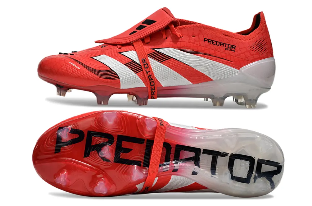 Adidas Predator 25 Elite Foldover Tongue FG - Red/Bright Red/White