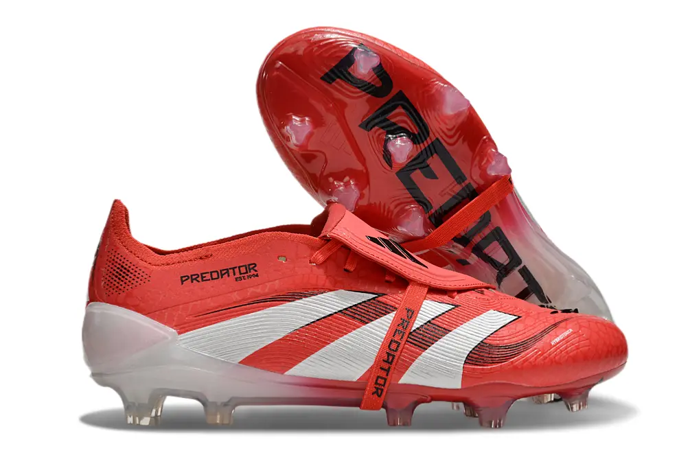 Adidas Predator 25 Elite Foldover Tongue FG - Red/Bright Red/White
