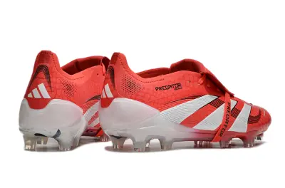 Adidas Predator 25 Elite Foldover Tongue FG - Red/Bright Red/White