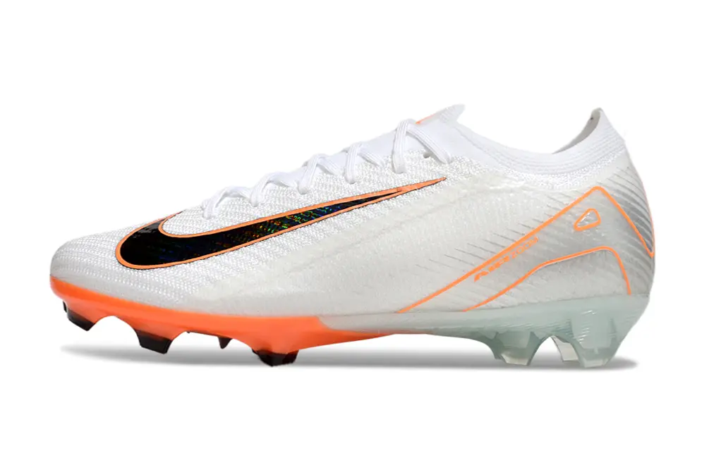 Nike Air Zoom Mercurial Vapor 16 Elite FG - White/Electric Orange/Black