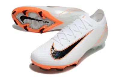 Nike Air Zoom Mercurial Vapor 16 Elite FG - White/Electric Orange/Black