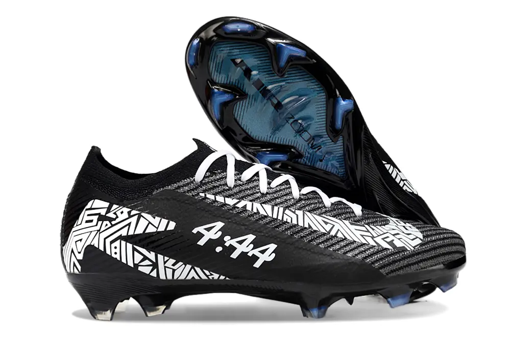 Nike Air Zoom Mercurial Vapor 16 Elite FG - Black/Glossy Black/Sleek White