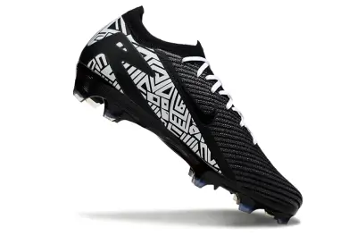 Nike Air Zoom Mercurial Vapor 16 Elite FG - Black/Glossy Black/Sleek White