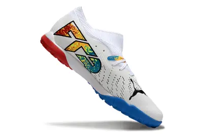 Puma Future 7 Ultimate TF - White/Blue Burst/Red Blaze