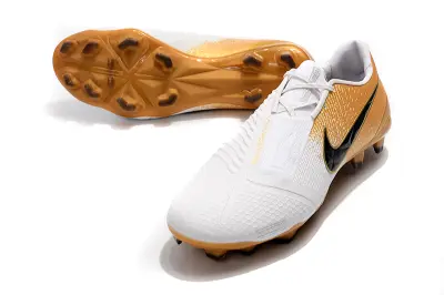 Nike Phantom Venom Elite FG - White/Metallic Gold/Black