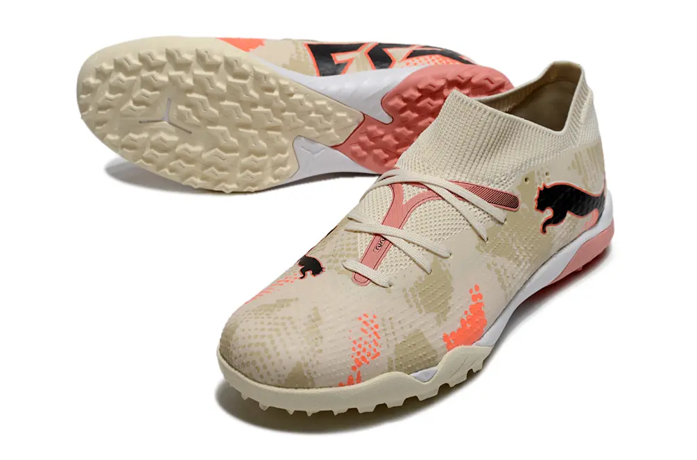 Puma Future 7 Ultimate TF - Beige/Coral Pink/Black