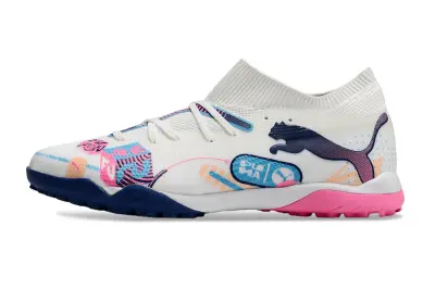 Puma Future 7 Ultimate TF - White/Navy Blue/Pink