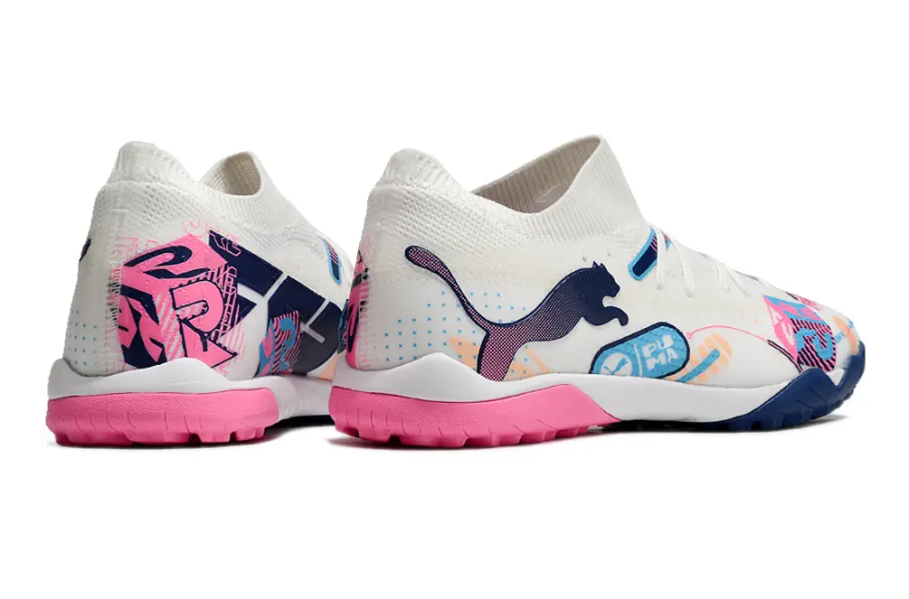 Puma Future 7 Ultimate TF - White/Navy Blue/Pink