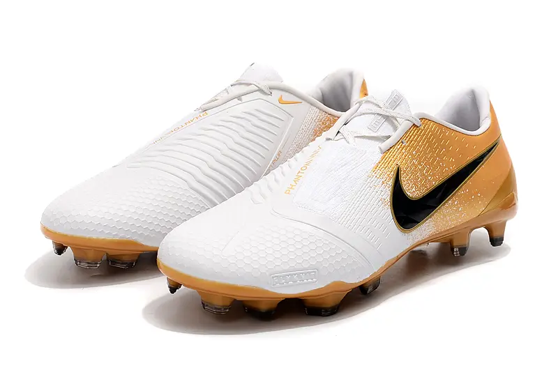 Nike Phantom Venom Elite FG - White/Metallic Gold/Black