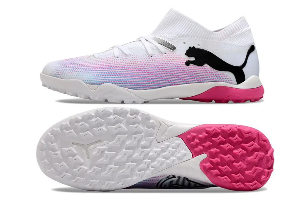 Puma Future 7 Ultimate TF - White/Pink Burst/Blue Gradient