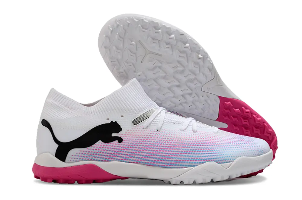 Puma Future 7 Ultimate TF - White/Pink Burst/Blue Gradient