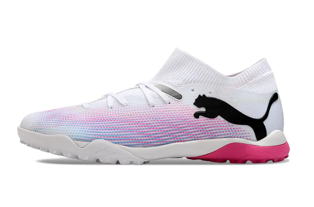 Puma Future 7 Ultimate TF - White/Pink Burst/Blue Gradient