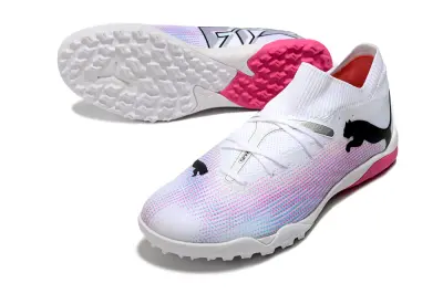 Puma Future 7 Ultimate TF - White/Pink Burst/Blue Gradient