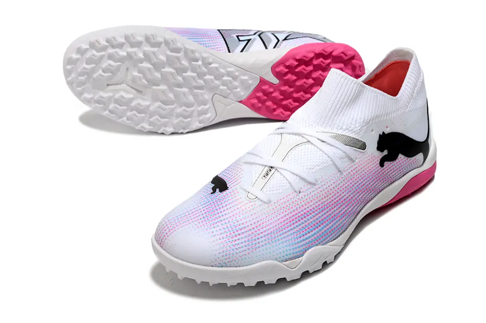 Puma Future 7 Ultimate TF - White/Pink Burst/Blue Gradient