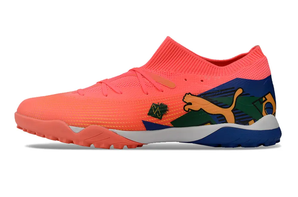 Puma Future 7 Ultimate TF - Coral/Neon Coral/Blue