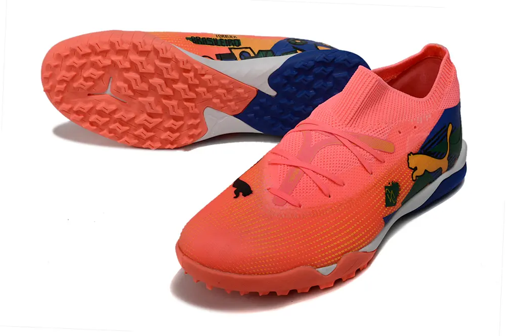 Puma Future 7 Ultimate TF - Coral/Neon Coral/Blue